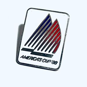 Vintage 1988 America’s Cup Pin - Sailboat